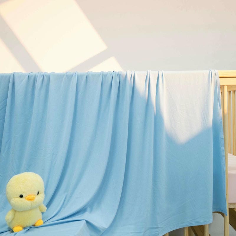 Bamboo Swaddle Blankets in Blue Bell