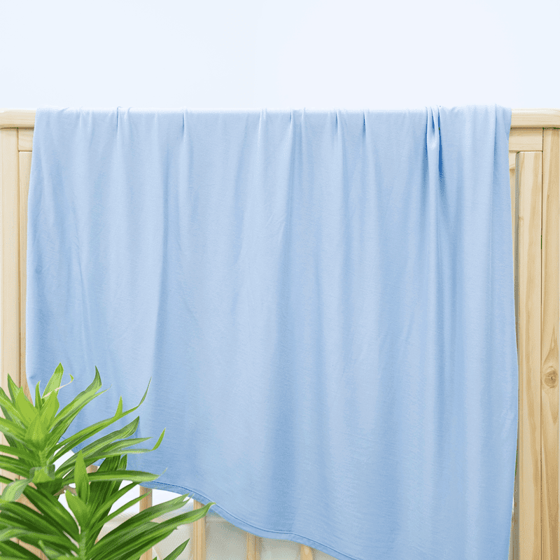 Bamboo Swaddle Blankets in Blue Bell