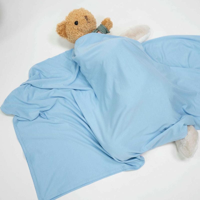 Bamboo Swaddle Blankets in Blue Bell