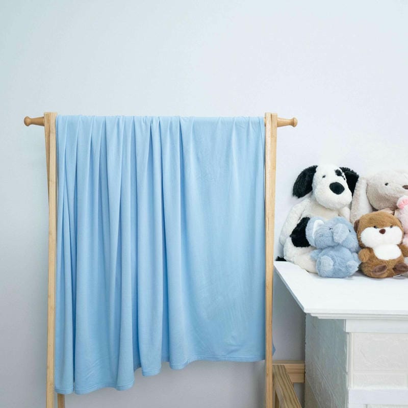 Bamboo Swaddle Blankets in Blue Bell